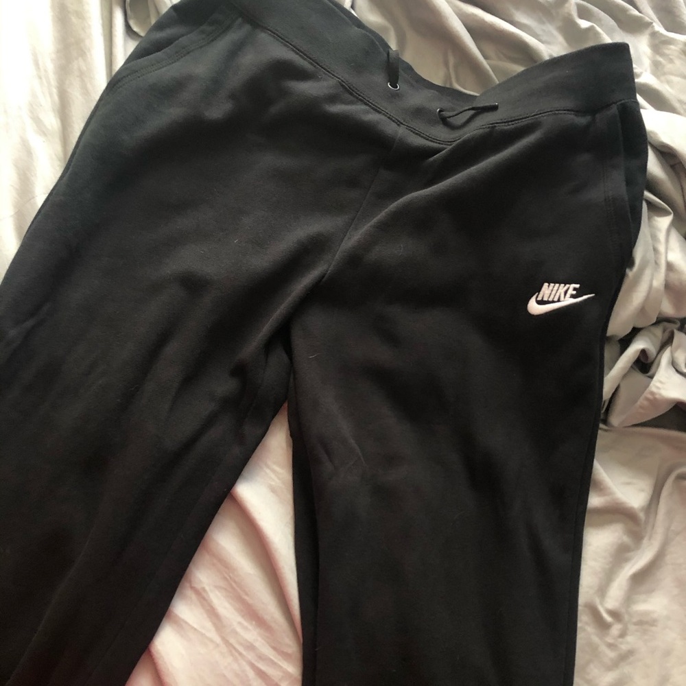 Nike standard fit black pants